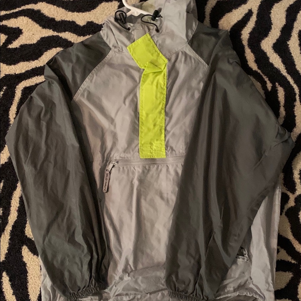 Green and Grey Wind breaker